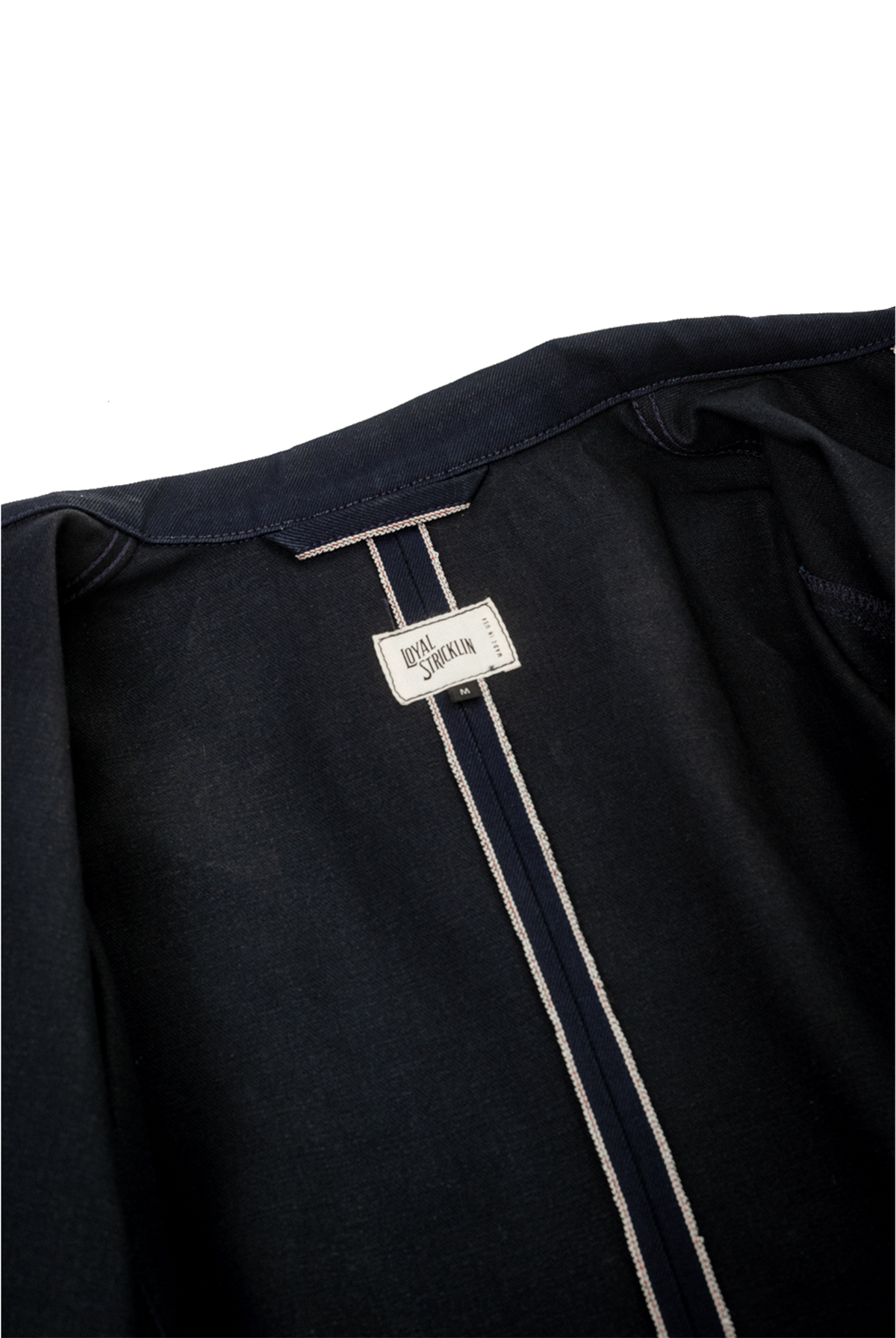 Amos Chore Coat - Indigo/Black - Rigid 14oz American Selvedge Denim