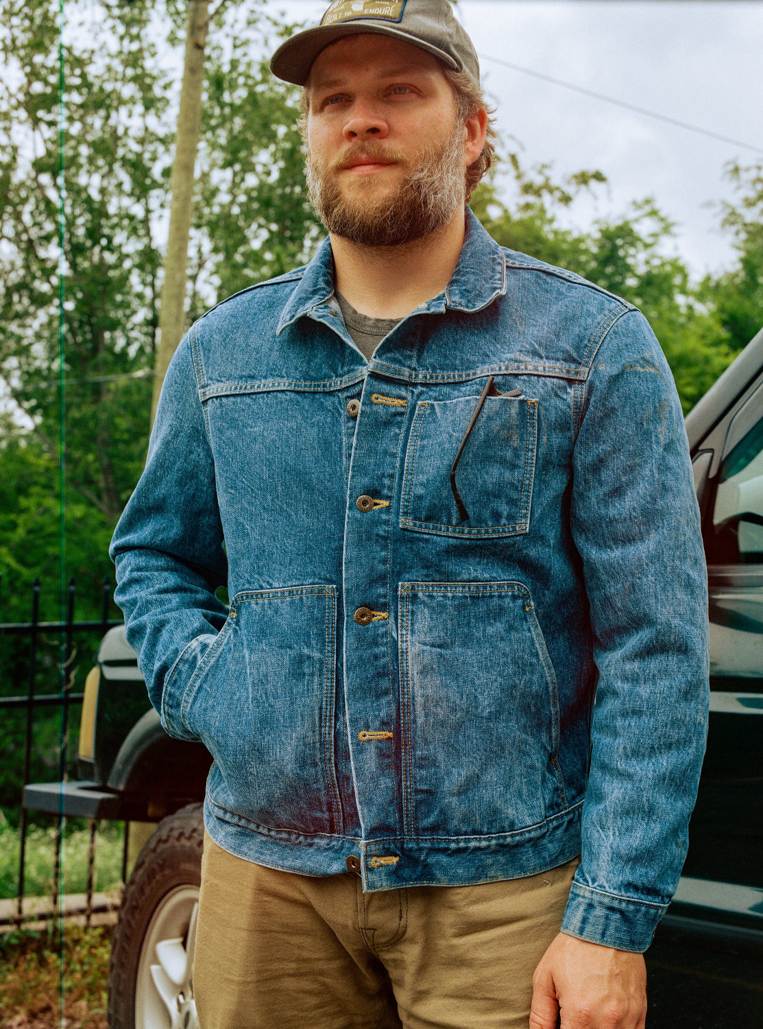Wayman Jacket - Stonewashed Japanese Denim - Preorder - Mid-Late August Delivery